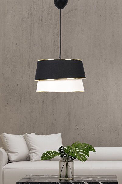 Hmydesign Genial Tekli Sarkıt Siyah Beyaz
