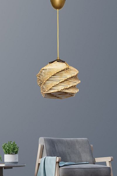 Hmydesign Primante Handmade Single Pendant Lamp Natural Hnmd-42