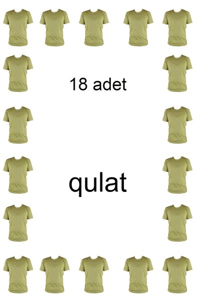 QULAT 18'li Bedelli Asker - Acemi Asker Kısakol Fanila %100 Pamuk Aynı gün kargolama imkanı