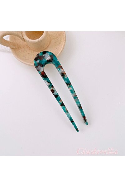 Cinderella Agrafă de lux din acetat de lux în stil francez Model-4 - Agrafă d...