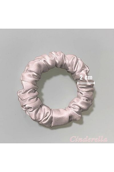thenile Scrunchie pentru femei din mătase liliac - 100% dud pur, elastic moale și baghetă, catarame confortabile pentru somn