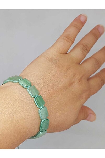 Yasamtohumu Браслет з макроме та каменем авантюрин - 51586