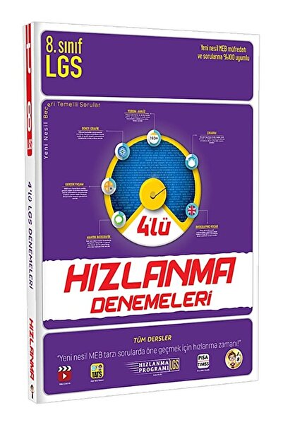 Tonguç Yayınları Tonguç 8.sınıf Lgs 4 Lü Hızlanma Denemeleri