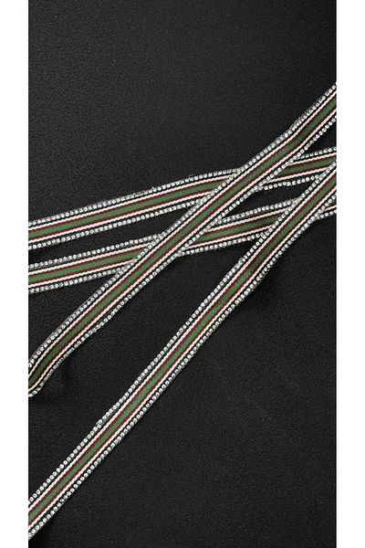Ozpas Green-Red-White 2cm Width 3m Iron-on Adhesive Strip Stone