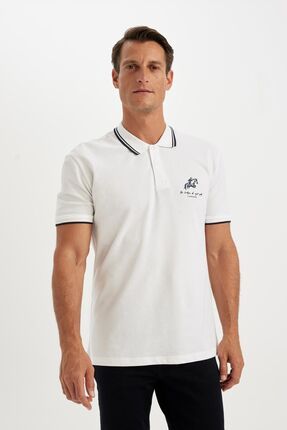 Defacto New Regular Fit Bask l K sa Kollu Pike Polo Ti ort C9227ax24sm Fiyat Yorumlar Trendyol