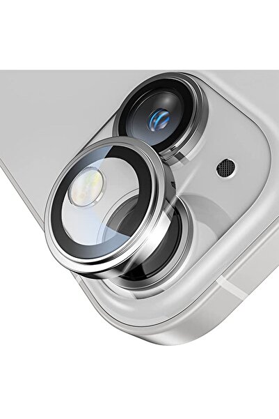 Evax (METAL LENS) Iphone 14 / 14 Plus Uyumlu Kamera Koruyucu Lens Mercek Meta...