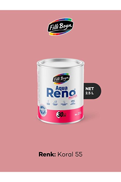 Filli Boya Filli Aqua Reno Mutfak Koral 55 (0,75L - 2,5L) Koral 55