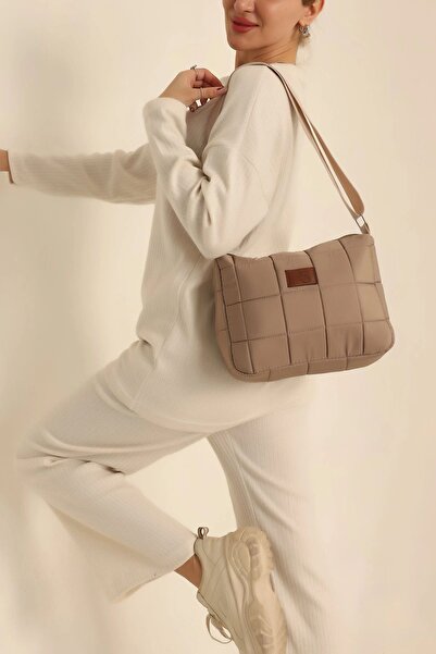 Rosmod Women's Mink Quilted Comfortable Shoulder Bag