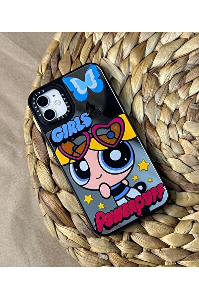 HYPERSOFT Iphone 11 (6.1 inç) Uyumlu Casefity Aynalı Kılıf Powerpuff Gırls De...
