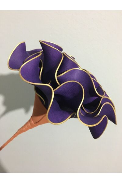 Ayka Aksesuar زهرة اصطناعية مصنوعة يدويًا من اللاتكس الفاخر إيفا (باستثناء ال...