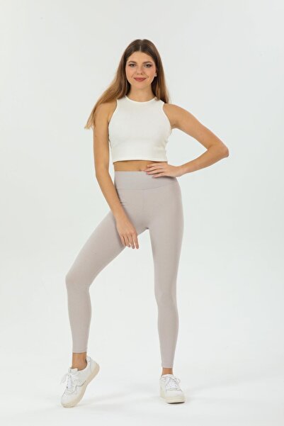 Domoda White Crop Top Halter Neck Camisole Knitted Ribbed Athlete Blouse