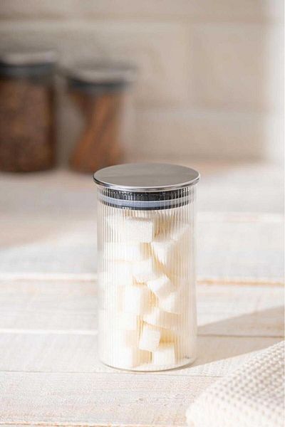 ACAR 300ML LINES Borosilicate Glass Jar
