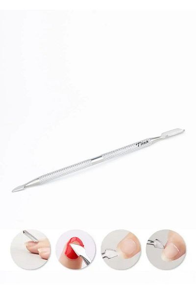 Tina Professional Stainless Steel Manicure Meat Pusher (Krong) FLZ-88