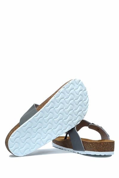 KİFİDİS SOFTSTEP K8871SK Kifidis Soft Step γυναικείες παντόφλες από φελλό 36-41-Γκρι - 004 - 37
