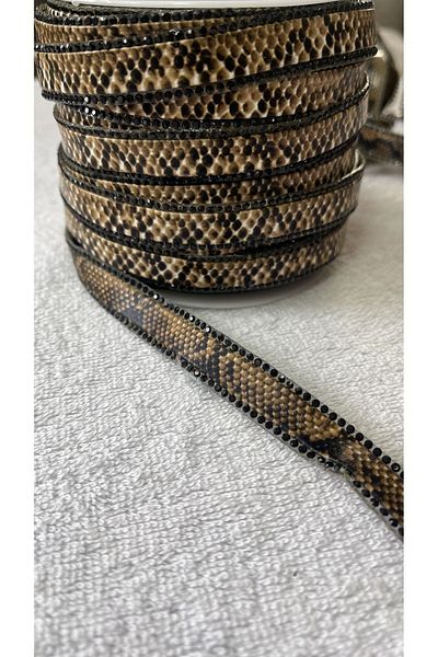 Ozpas 2m En Leopard Patterned Stoned Strip - 1.5 Cm