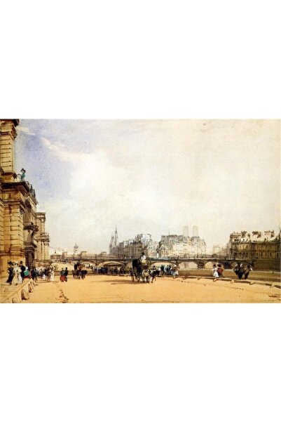 Tablosan Acuarelă Pictură pe pânză peisaj oraș oraș 20x30 Cm Kb27082 20x30 Cm