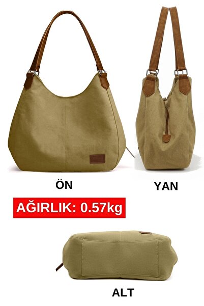 Cappadocia Vintage Geantă de umăr din pânză galbenă din bumbac pentru femei