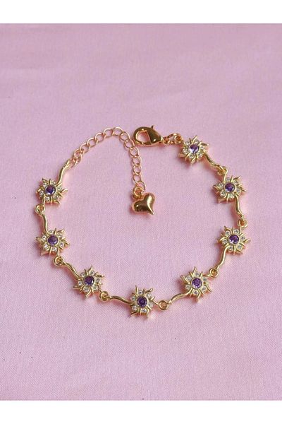 Reorah Collection Rapunzel Sun Zircon Stone Bracelet