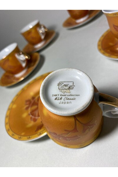 AntikHacı 24 K Altın Koleksiyon Vintage Fincan Takımı