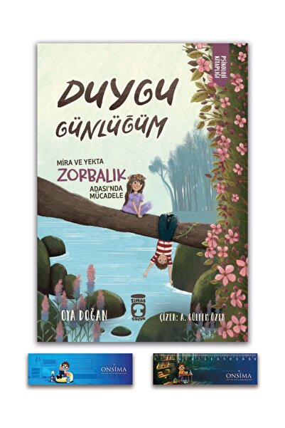 Timaş Çocuk Duygu Günlüğüm Mira ve Yekta Zorbalık Adasında Mücadele - Psikoloji Kitaplığı - Oya Doğan