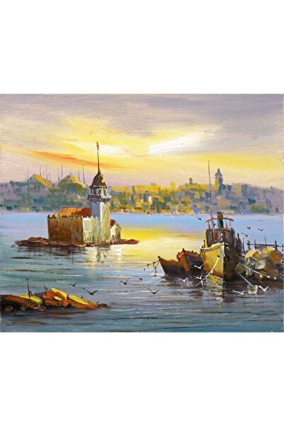Tablosan Pictură pe pânză Turnul Fetei din Istanbul 20x30 Cm Kb16199 20x30 Cm