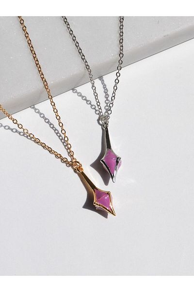 Reorah Collection Reyna Soul Capsule Necklace-Silver Plated