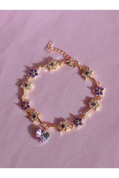 Reorah Collection Jewelled Floral Sun Bracelet