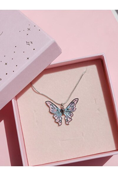 Reorah Collection Fairytopia Elina Kelebek Kolye-gümüş Kaplama