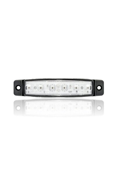 Sanel 12V 6 Led Beyaz Parmak Lamba Su Geçirmez İnce Dizayn Side Marker