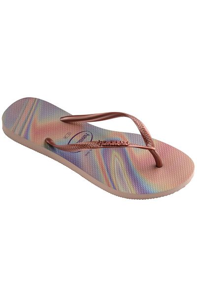 Havaianas Iridescent Ballet Rose Women's Slippers - Hav. Slim