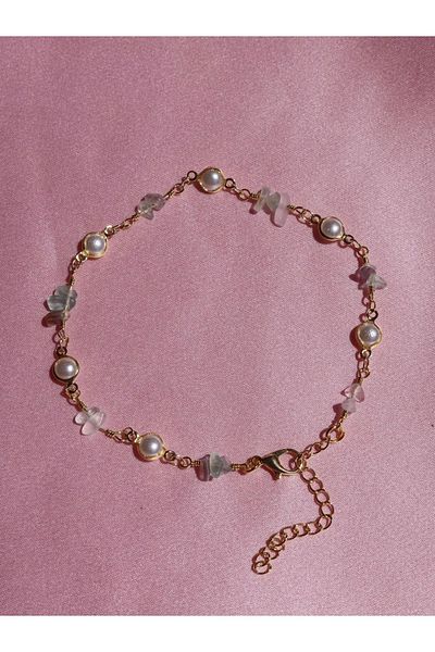 Reorah Collection Broken Stone Pearl Anklet