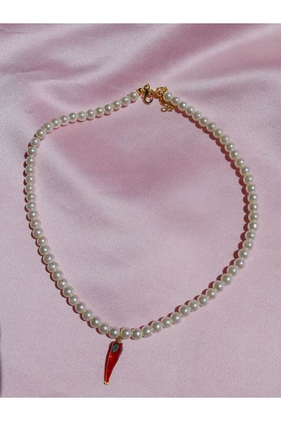 Reorah Collection Pepper Pearl Necklace