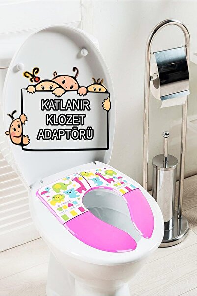 MasterCar Katlanabilir Çocuk - Bebek Klozet Adaptörü Tuvalet Egitici Lazımlık Çocuk Tuvalet Alıştırma Aparatı
