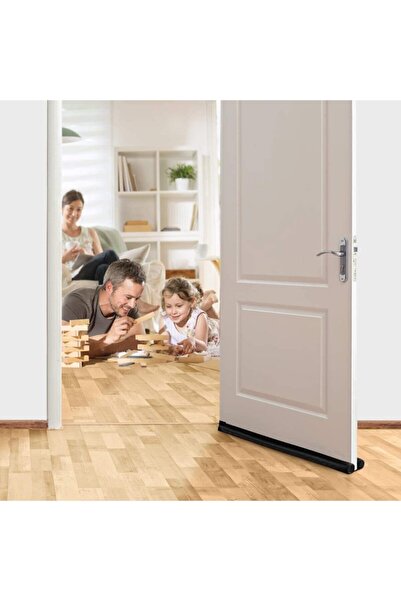 Arnee 4 Adet Kapı Altı Rüzgar Önleyici Isı Yalıtım Süngeri Rüzgarlık Toz Soğuk Sünger Çift Taraflı