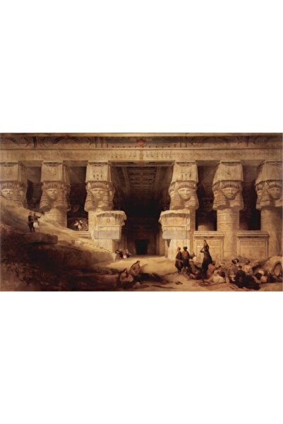 Tablosan Pictură pe pânză Templul Dendera 20x30 Cm Kb21046 20x30 Cm