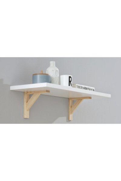 pinoxi Shelf Leg Pine Natural Wood 2 Pieces Shelf Leg 2 Pack