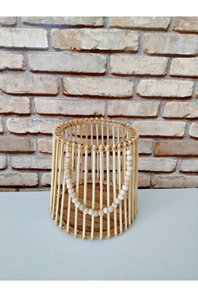 BOHEM Dekoratif Bambu Sepet, Bambu Fener, Rattan Fener & Rattan Vazo