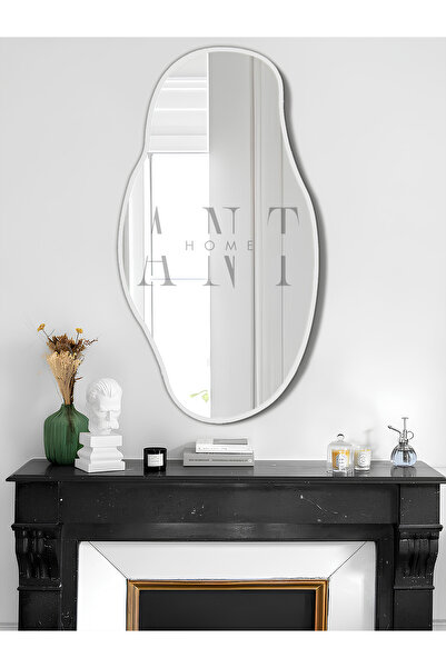 ant home Asimetrik 75X40  cm Konsol Aynası, Dresuar Aynası, Tuvalet Aynası, H...