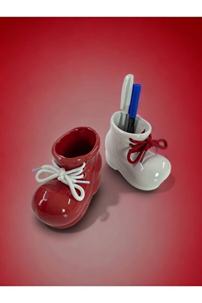 Artistic Quality Set de 2 ceramică decorativă - decorat cu curcan roșu-alb, s...