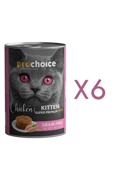 ProChoice Tavuklu Yavru Kedi Konservesi 400 G X 6 Adet