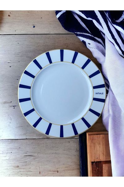 Intiale Soleil Bohemian Midnight Blue Porcelain Plate 27cm
