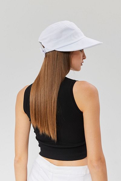 Aghilo Visor Hat with Large Visor and Ribbon Detail