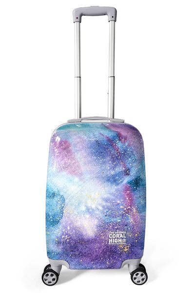 Coral High Renkli Desenli Kabin Boy Valiz 50 cm 16538