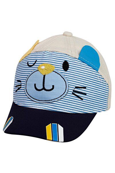 Civil Baby Baby Boy Cap Hat 0-24 Months Beige
