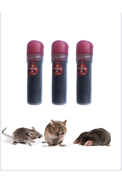 SYNPHOS Fare Sıçan Kösebek Sansar Ilacı 3 Adet / Son Çare Kesin Çözüm