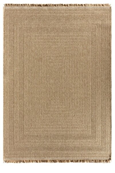 SEYRAN HALI سجادة ديزن باليت إنديا 668 بيج منسوجة مزخرفة مضادة للحساسية