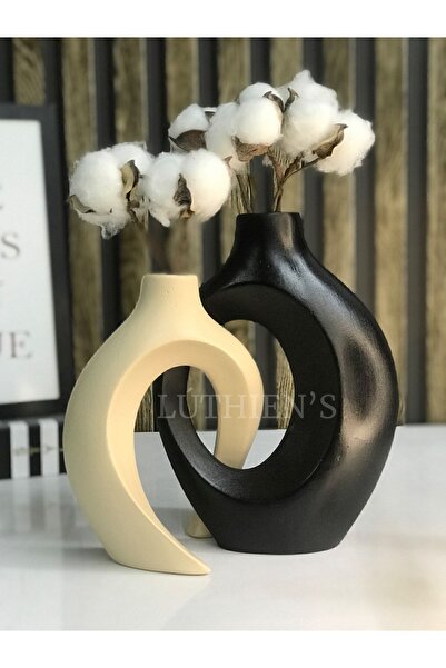 Luthien Sarmaşık Vazo Seti Modern Tasarım Obje