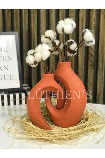 Luthien Kiremit Vazo Seti Ikili Sevgili Vazo