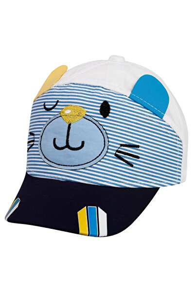 Civil Baby Καπέλο Baby Boy Cap 0-24 Μηνών Λευκό