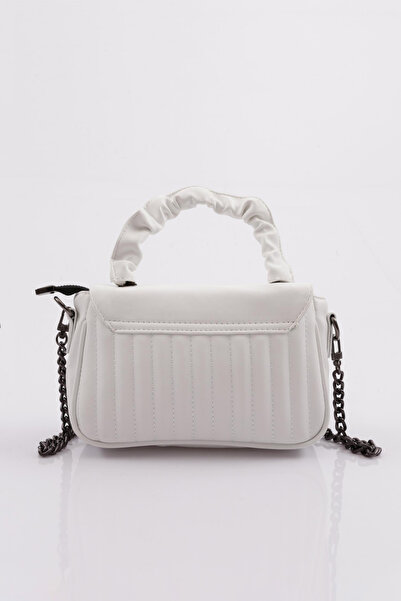 DGN Geantă de damă White Freon Stone - 29532856